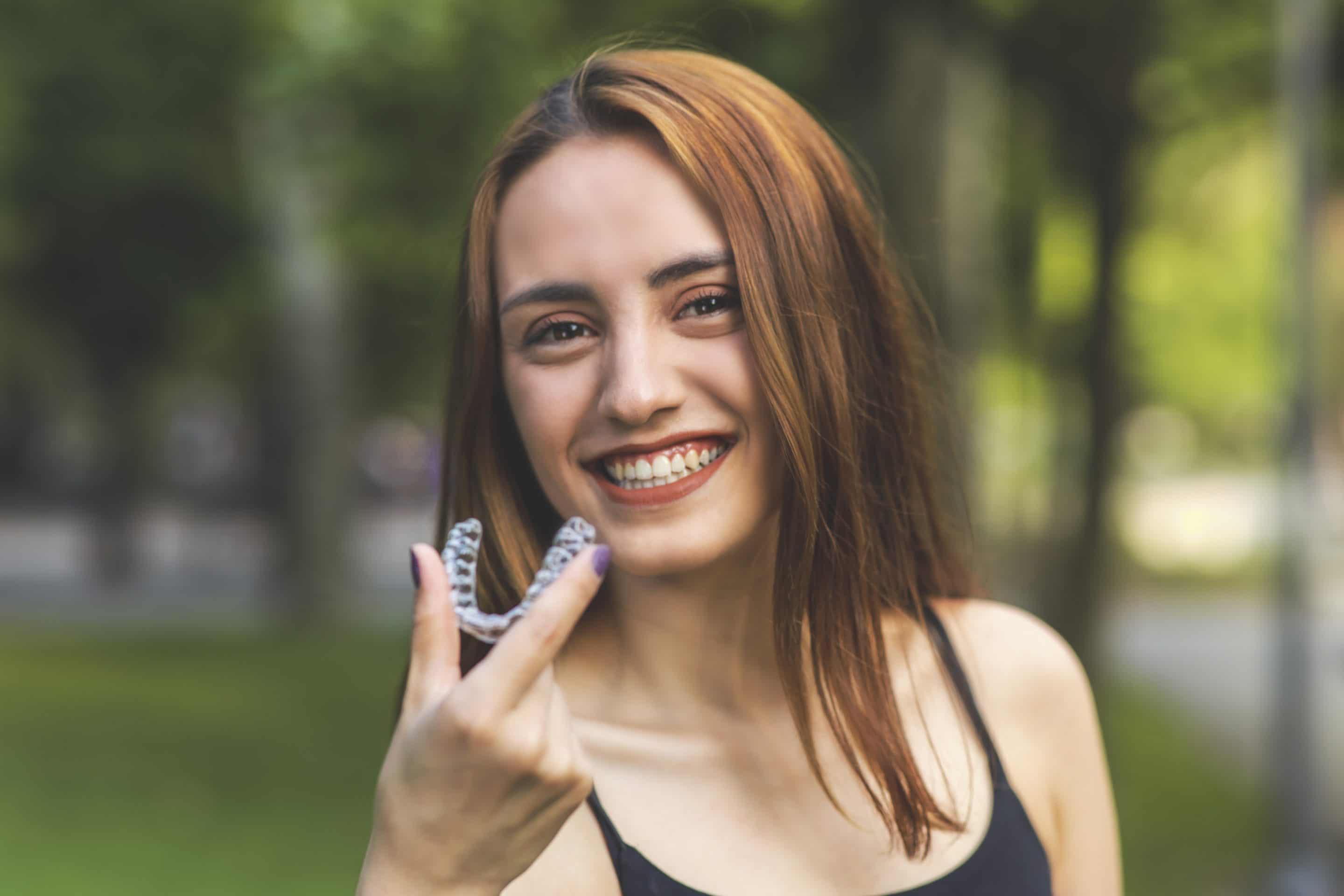 Invisalign retainers and clear aligners available at Glen Forest Dental Co. in Richmond VA